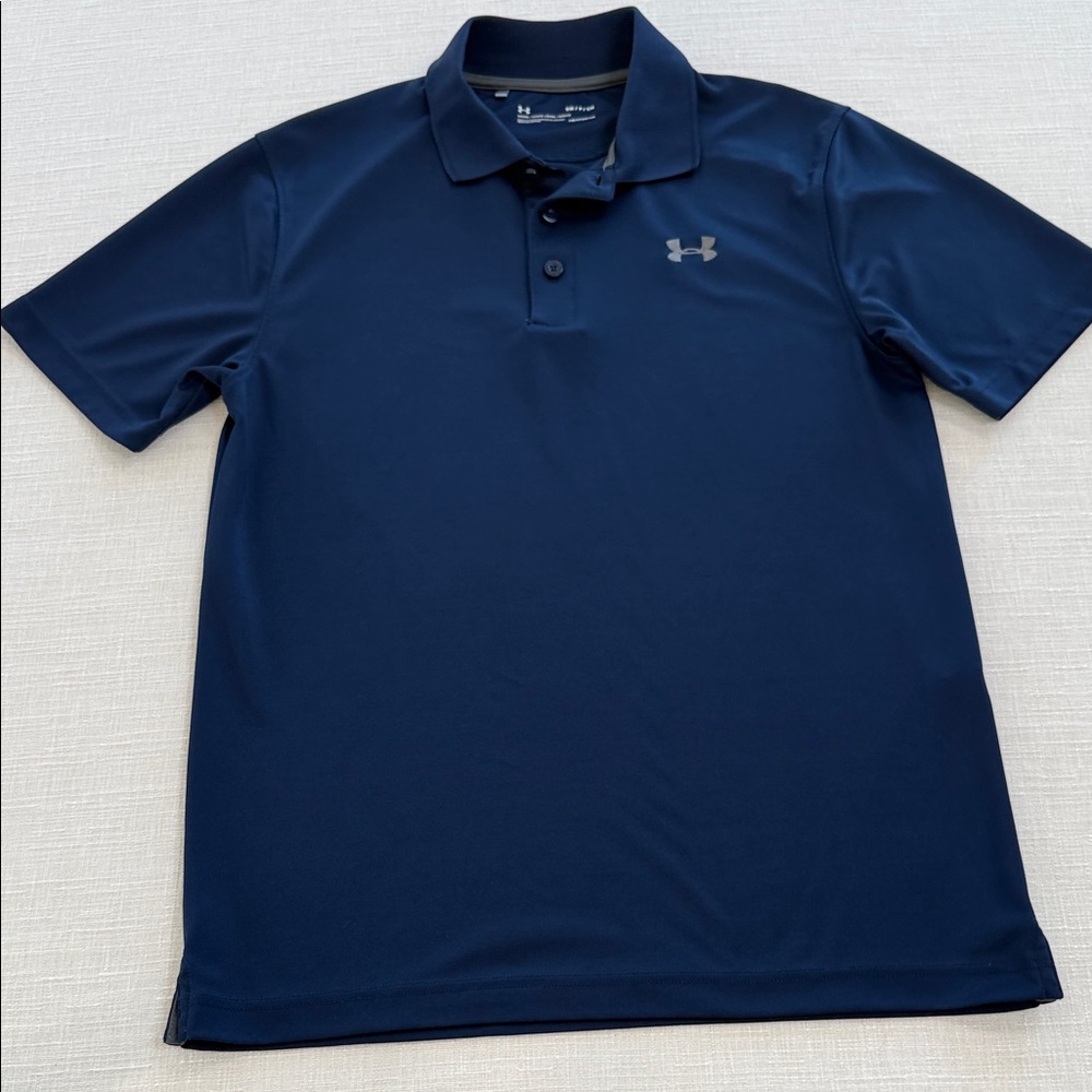 Under Armour Loose Men's Deep Blue Polo Shirt